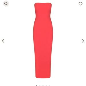 xs skims tube dress poppy